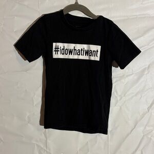 The Children's Place Black Hashtag Tee